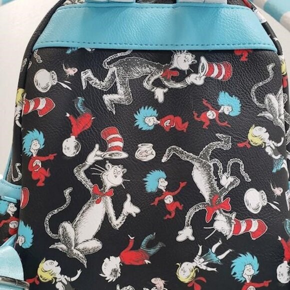 EUC Loungefly Dr. Suess Cat in The Hat Backpack main image 3
